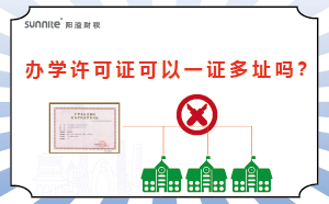 辦學(xué)許可證可以一證多址嗎？